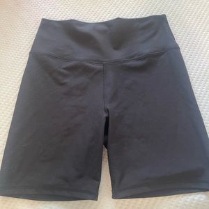 Black biker shorts (athletic feel not cloth)